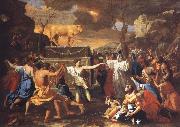 Nicolas Poussin The Adoration of the Golden Calf china oil painting reproduction